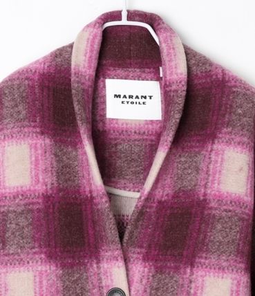  이자벨마랑 GABRIEL 가브리엘 체크 코트  MA0019FAA3D27E40FA DOM - ISABEL MARANT