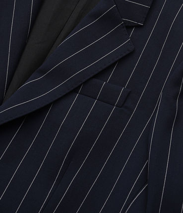  아미 수트 자켓 FBV030WV0006492 NAUTIC BLUE NATURAL WHITE DOM - AMI