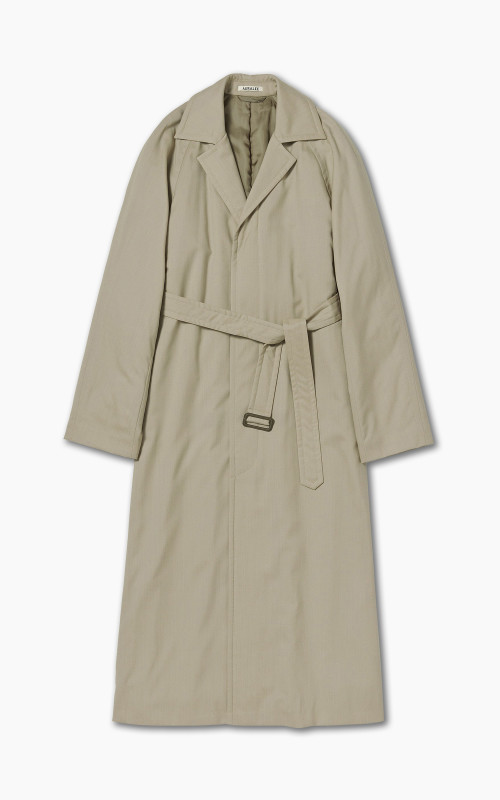  오라리 슈퍼 파인 트로피칼 울 체스터필드 태디드 코트 A22AC03TWTOPIVORYBEIGE DOM