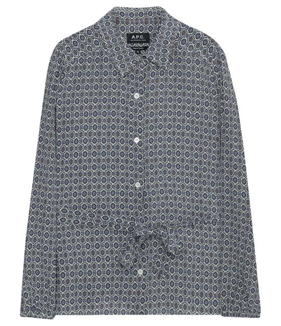  아페쎄 블라우스 SEAKEF13372KAF KAF DARK GREEN DOM