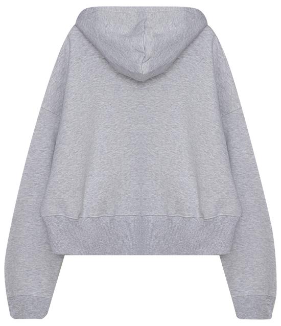  엠에스지엠 마이크로 로고 크롭 후드 티셔츠 2000MDM50920000494 WHITE DOM