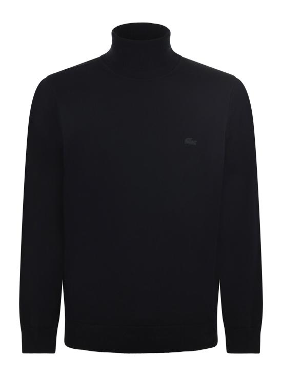 25FW 라코스테 터틀넥 AH1959031 BLACK DOM