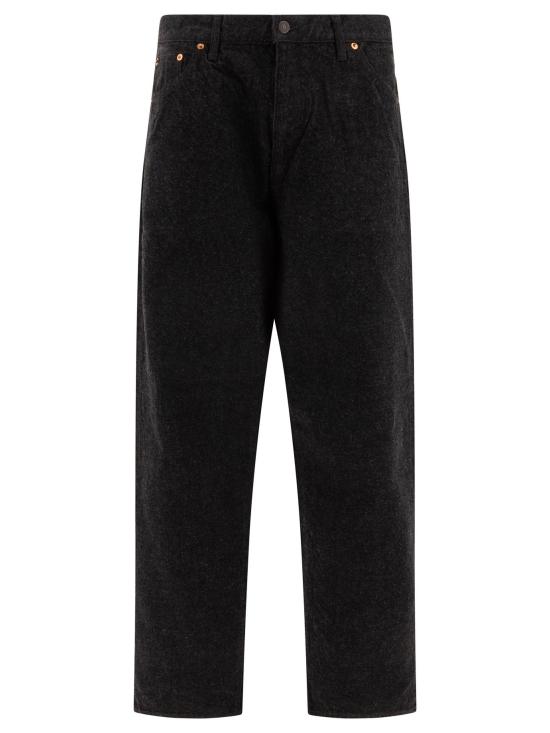 25FW 캡틴 선샤인 데님 숏팬츠 KSBS101DZBLACKONEWASH DOM