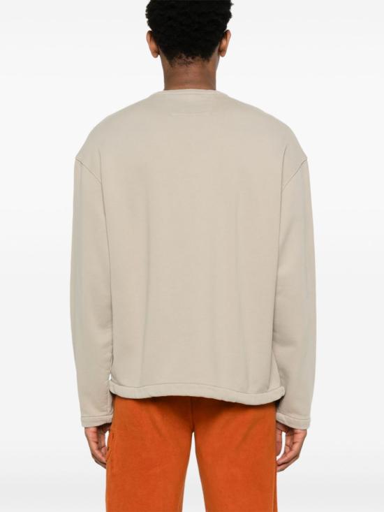  씨피 컴퍼니 긴팔 티셔츠 17CMSS020A006372G327 VINTAGE KHAKI DOM - C.P. COMPANY