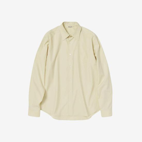  오라리 긴팔 셔츠 A24AS01TN LIGHT BEIGE DOM