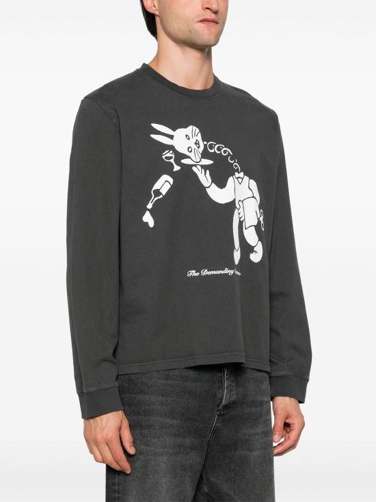  아워레가시 긴팔 티셔츠 M4246TAB BLACK DOM - OUR LEGACY