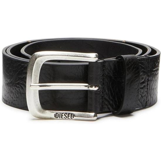  디젤 가죽 벨트 X09735PS681T8013 BLACK DOM