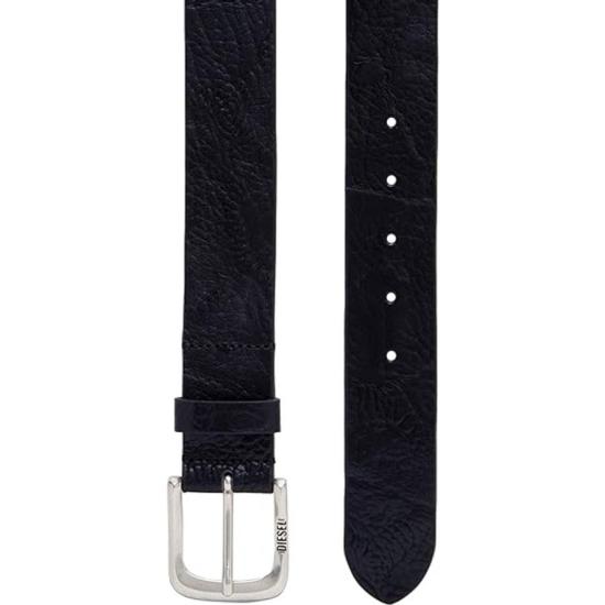 디젤 가죽 벨트 X09735PS681T8013 BLACK DOM - DIESEL