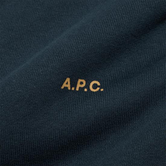  아페쎄 후드 티셔츠 COHBXH27911ILD NAVY DOM - A.P.C.