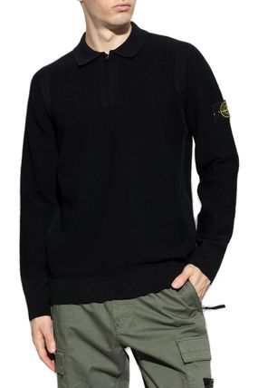  스톤 아일랜드 긴팔 티셔츠 8115558A4A0029 BLACK DOM - STONE ISLAND