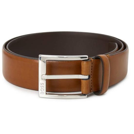 26SS 휴고보스 가죽 벨트 50482241214 MEDIUM BROWN DOM