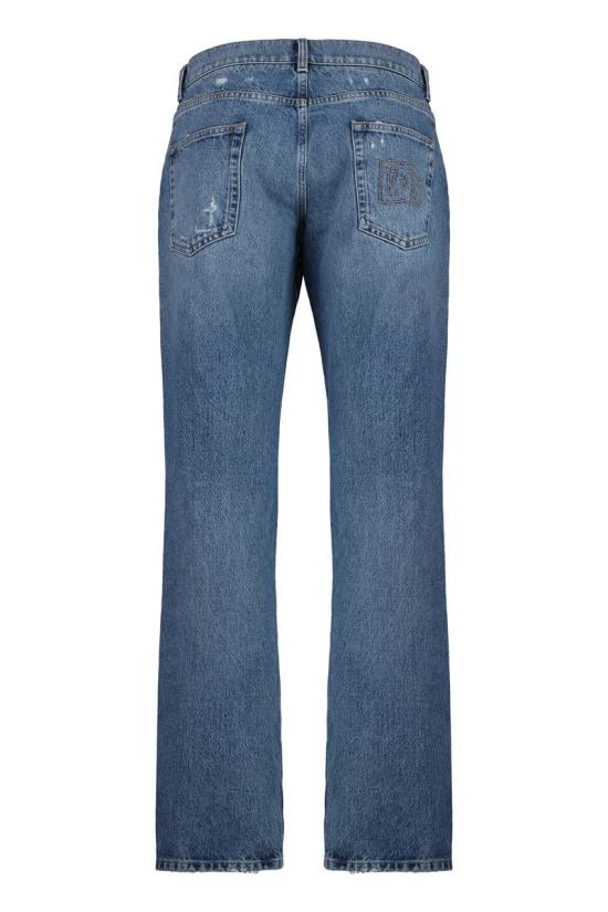 25SS 돌체앤가바나 데님 팬츠 GP02XZG8MX2 S9001 Navy - DOLCE & GABBANA