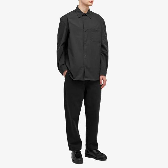  아페쎄 긴팔 셔츠 PSAIYH02950LZA FAUX BLACK DOM - A.P.C.