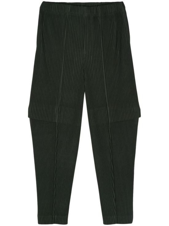  옴므 플리세 이세이 미야케 수트 팬츠 HP46JF17167 DEEP GREEN DOM