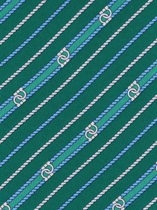  살바토레 페라가모 간치니 프린트 실크 타이 768520350946 DOM - SALVATORE FERRAGAMO