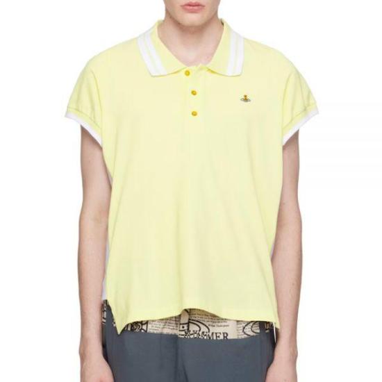  비비안웨스트우드 폴로 티셔츠 3H010002J0009E408 LIME DOM