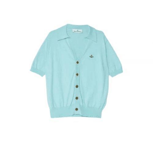  비비안웨스트우드 가디건 2701001D Y001B K402 AQUA DOM