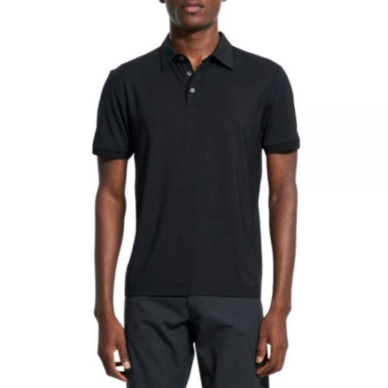  띠어리 폴로 티셔츠 O0299511 001 BLACK DOM