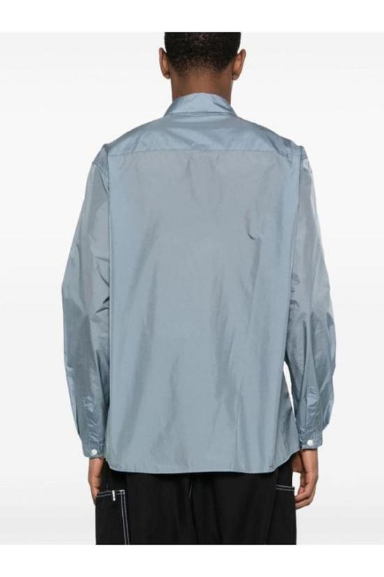  오라리 긴팔 셔츠 A24SS02DN BLUE GRAY DOM - AURALEE