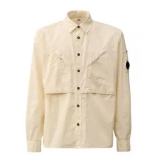  씨피 컴퍼니 긴팔 셔츠 16CMSH212A005691G402 PISTACHIO SHELL DOM