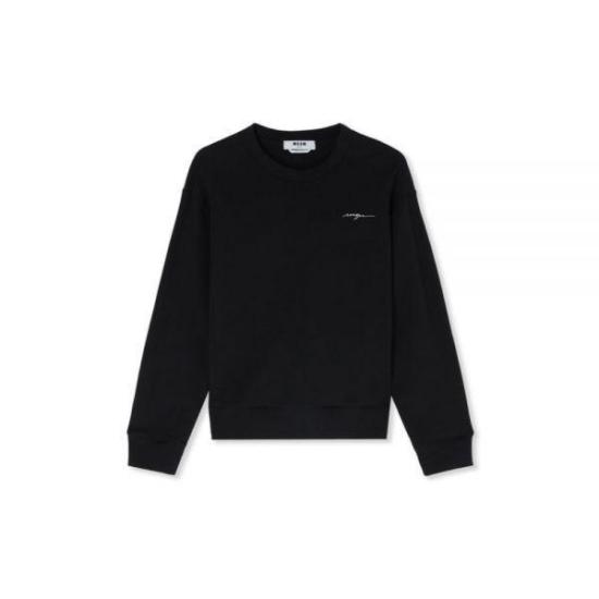  엠에스지엠 긴팔 티셔츠 3640MM102 247001 99 BLACK DOM
