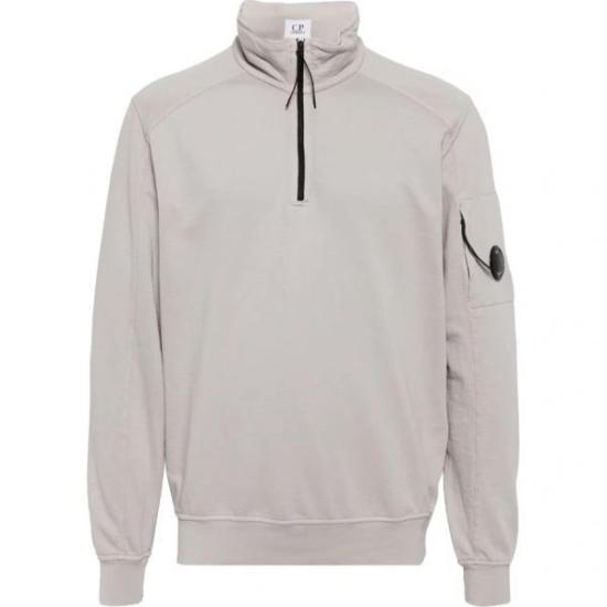  씨피 컴퍼니 라이트 플리스 하프집 스웨트 셔츠  16CMSS035A002246G913 DRIZZLE DOM