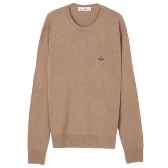  비비안웨스트우드 스웨터 27010012Y0018C407 CAMEL DOM