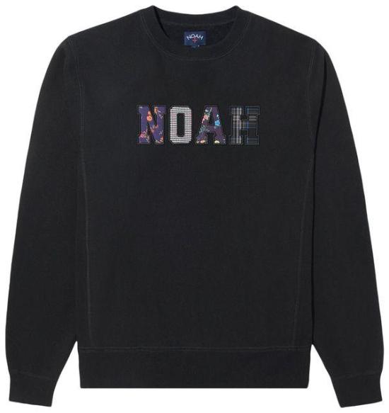  노아 긴팔 티셔츠 SS126FW23 BLK BLACK DOM