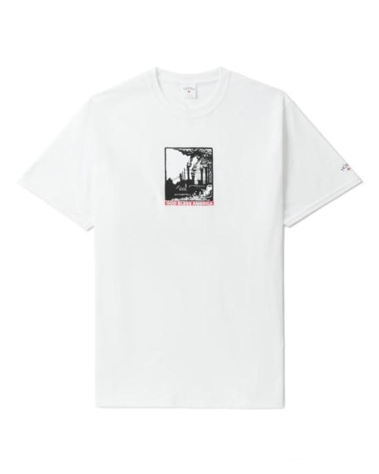  노아 반팔 티셔츠 T148FW23W WHT WHITE DOM