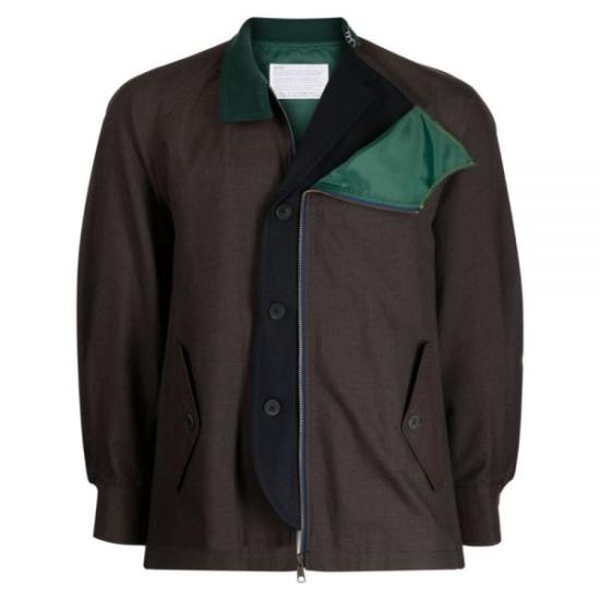  컬러 자켓 23WCMG06105BOUTERBROWN DOM
