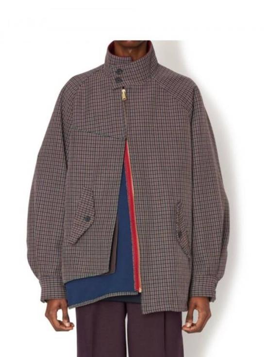  컬러 자켓 23WCMG05108ABLOUSONMEDIUMTONEPLAID MEDIUM TONE PLAID DOM