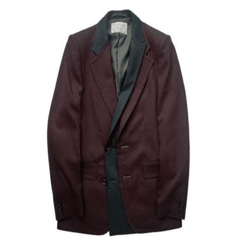  컬러 자켓 23WCMJ06103 B JACKET DARK BORDEAUX DOM