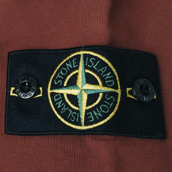 스톤 아일랜드 후드 티셔츠 791564151 V0077 CHESTNUT BROWN DOM - STONE ISLAND