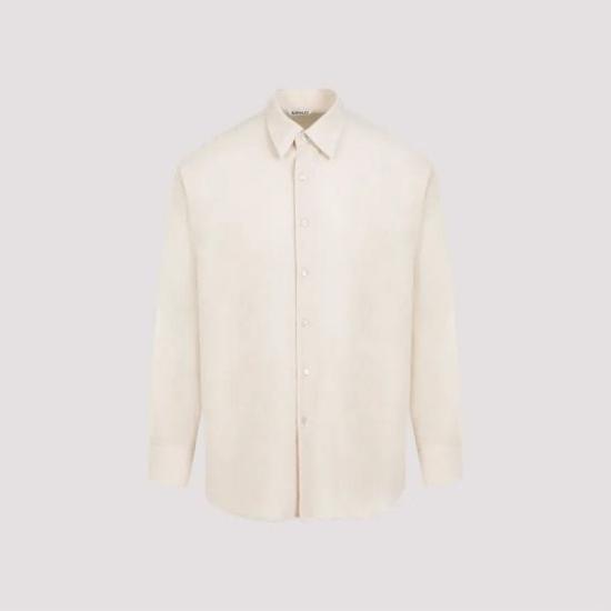  오라리 긴팔 셔츠 A23AS03VTIVORYWHITE DOM