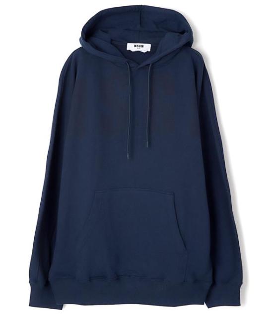  엠에스지엠 후드 티셔츠 3540MM10923779989 NAVY DOM