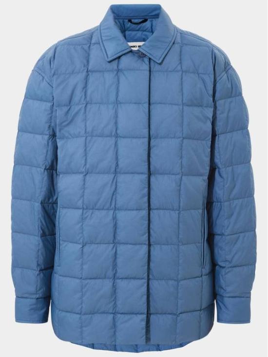  옌키옌키 숏패딩 KALIKSHIRTMANMICROSTONEBLU DOM