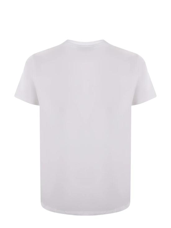  라코스테 피마 코튼 저지 크루넥 티셔츠 TH6709001 WHITE DOM - LACOSTE