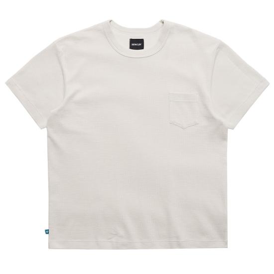  하울린 반팔 티셔츠 BELGIANWAFFLETSHIRTWHITESAND DOM