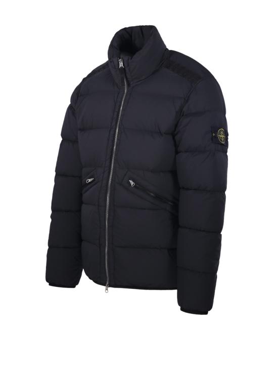  스톤 아일랜드 심리스 터널 나일론 다운-TC 안티 드롭 다운 블루종  811543028V0029 BLACK DOM - STONE ISLAND