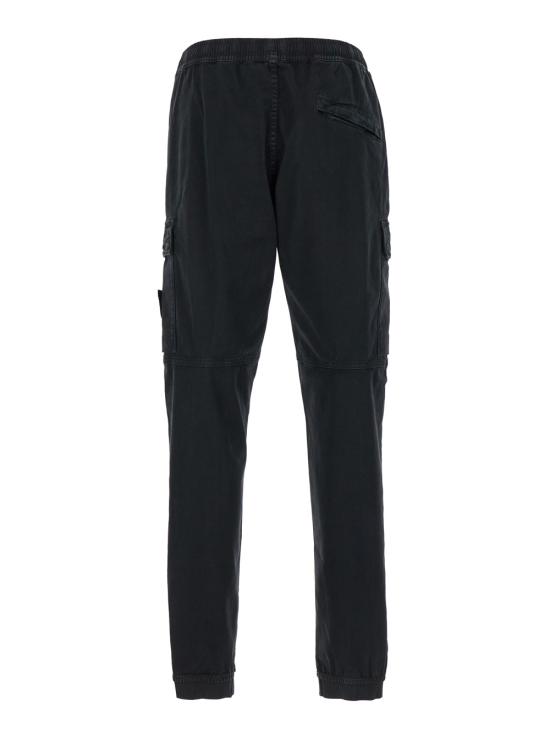  스톤 아일랜드 313L1 올드 이펙트 카고 조거팬츠 8115313L1A0129 BLACK DOM - STONE ISLAND