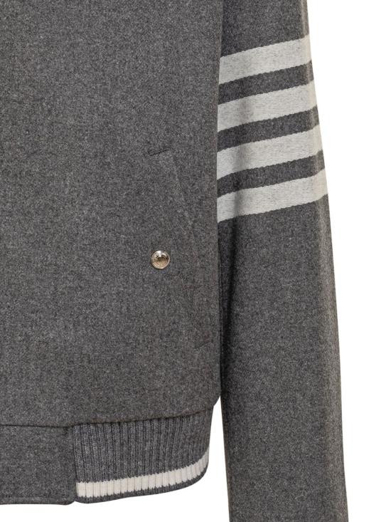  톰브라운 봄버 자켓 MJO030AF0522035 MED GRAY DOM - THOM BROWNE