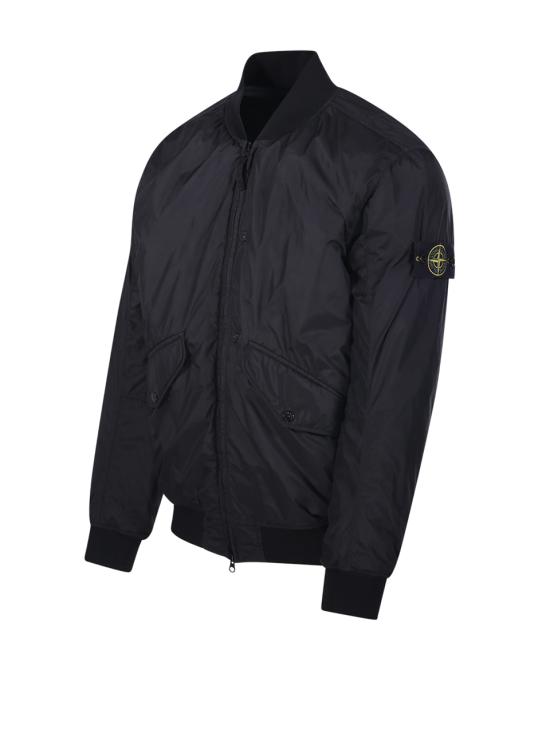  스톤 아일랜드 40923 크링클랩스 R-NY 윈드 레지스턴트 봄버 자켓 811540923V0029 BLACK DOM - STONE ISLAND