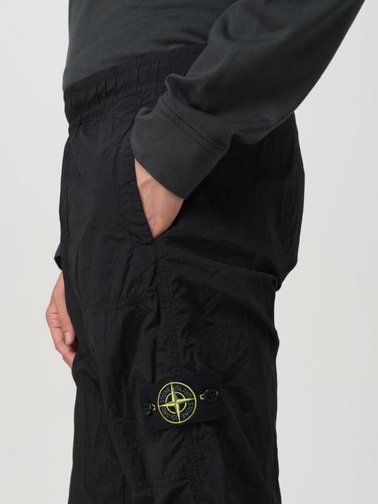  스톤 아일랜드 스트레이트 팬츠 811531019V0029 BLACK DOM - STONE ISLAND