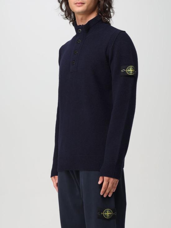  스톤 아일랜드 터틀넥 8115540A3A0020 NAVY DOM - STONE ISLAND