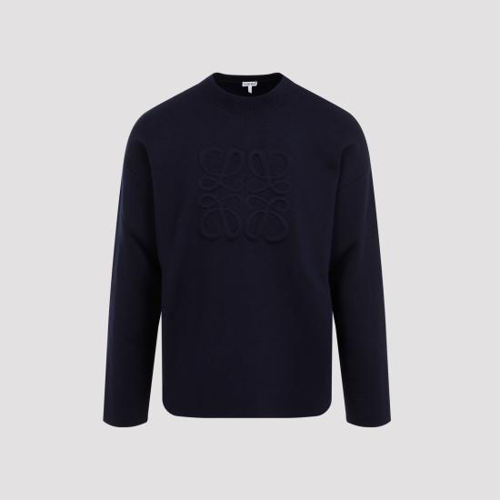 25FW 로에베 스웨터 H526Y14KEE5110 NAVY BLUE DOM
