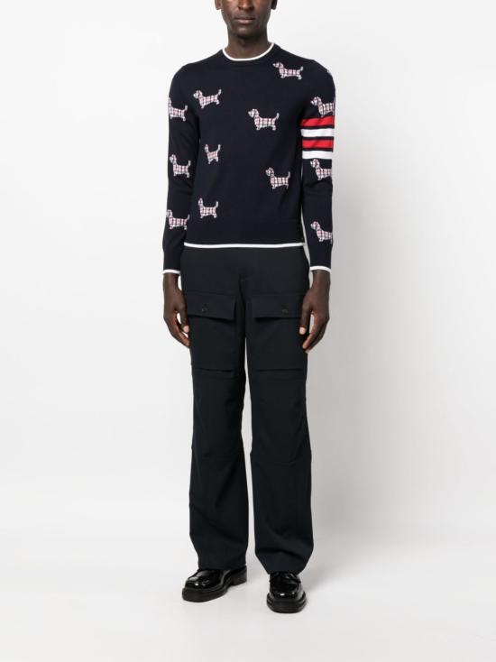  톰브라운 스웨터 MKA490BY1002415 NAVY DOM - THOM BROWNE