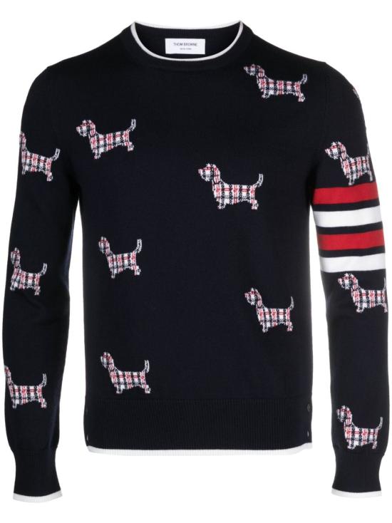  톰브라운 스웨터 MKA490BY1002415 NAVY DOM