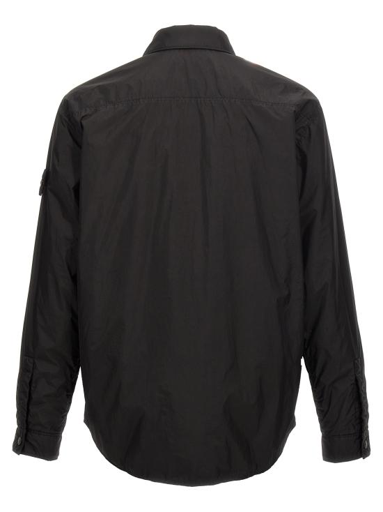  스톤 아일랜드 Light Outerwear 오버 셔츠 8115Q0123V0029 BLACK DOM - STONE ISLAND