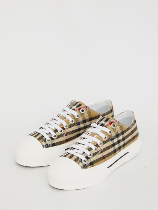  버버리 빈티지 체크 코튼 스니커즈 8049745 DOM - BURBERRY