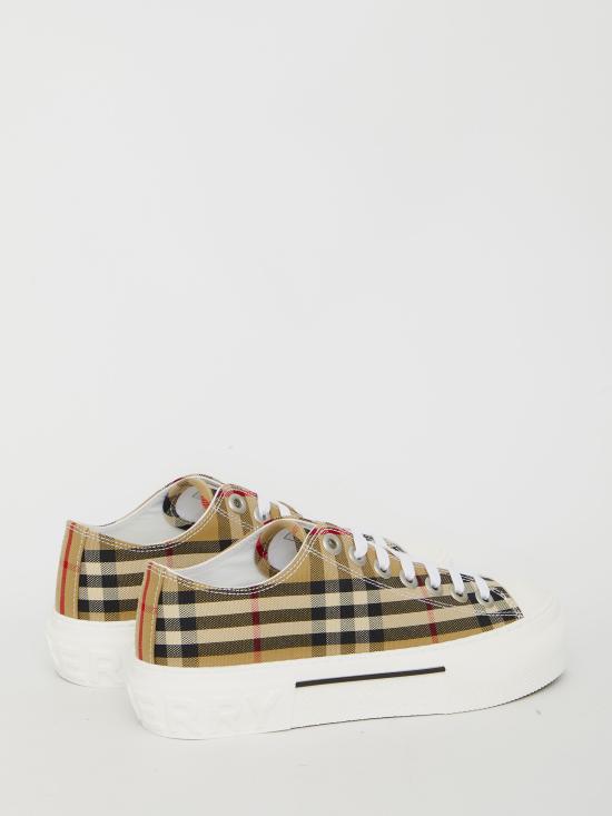  버버리 빈티지 체크 코튼 스니커즈 8049745 DOM - BURBERRY